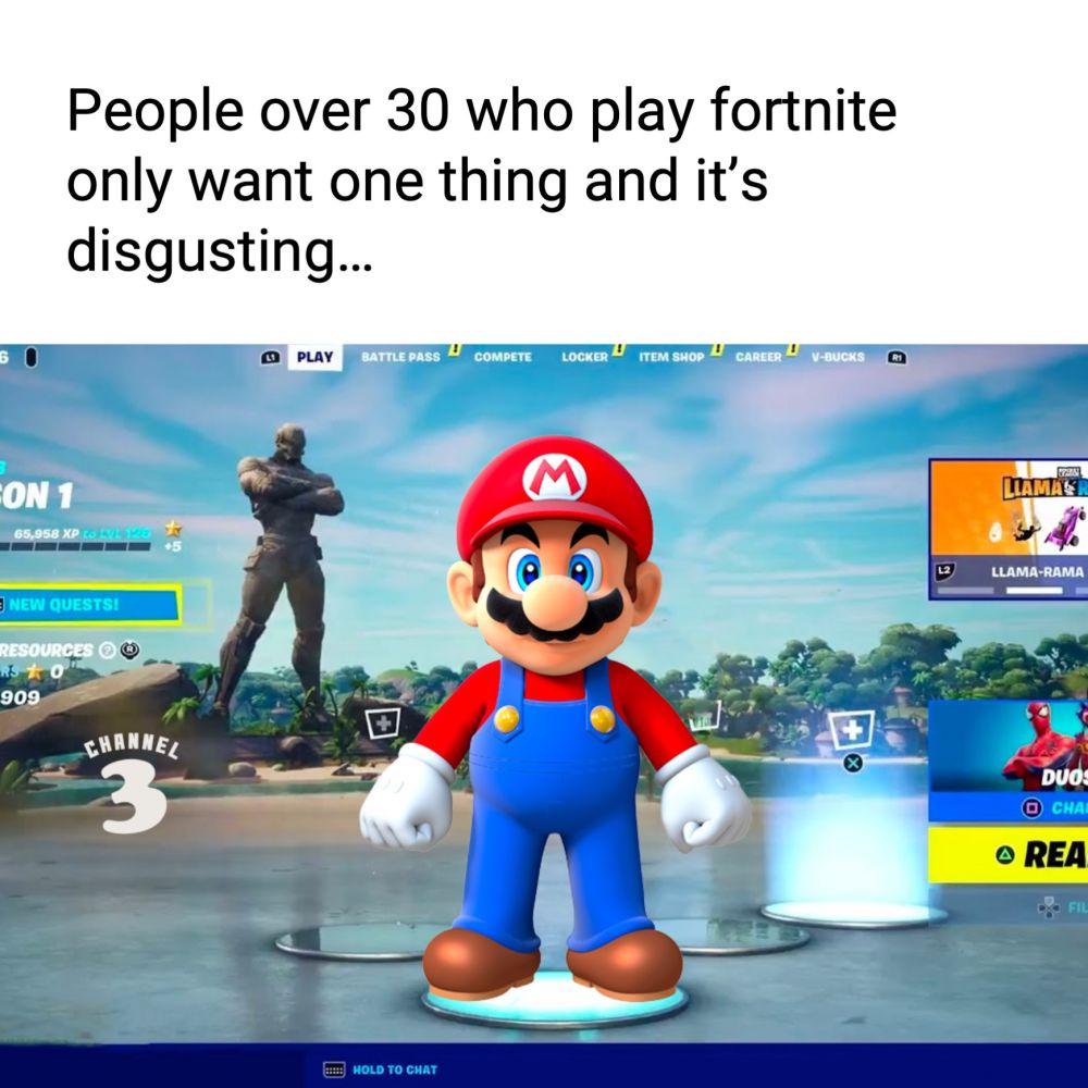 People over 30 who play fortnite only want one thing and it's disgusting 